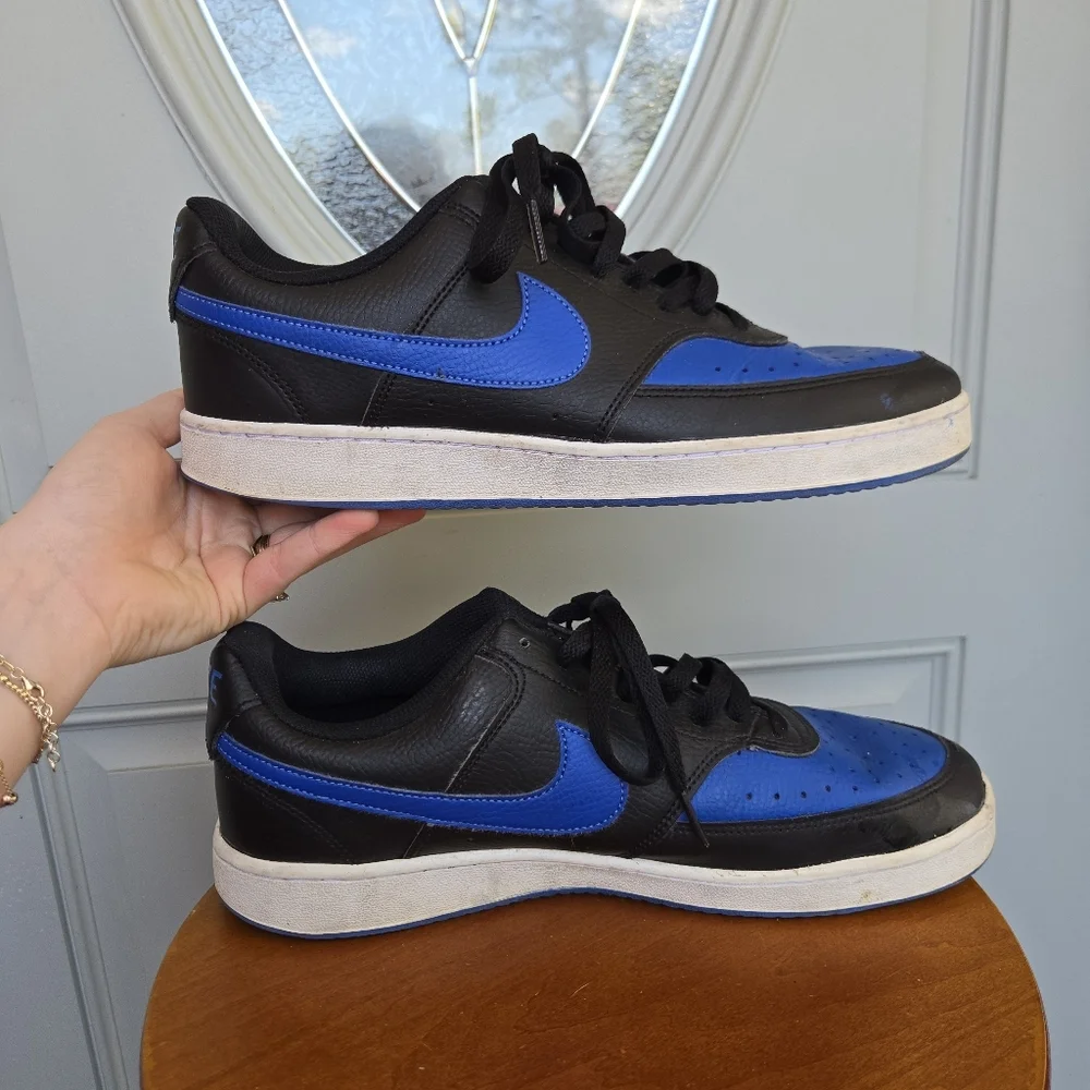 Nike Court Vision Low Black Game Royal